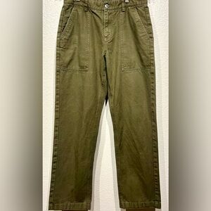 The Joey Straight Fit Fatigue Pant in Olive - Frank & Oak - Size 31x32 (Men's)